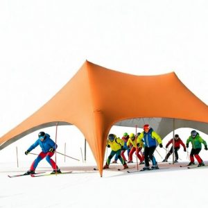 шатер для зимних мероприятий